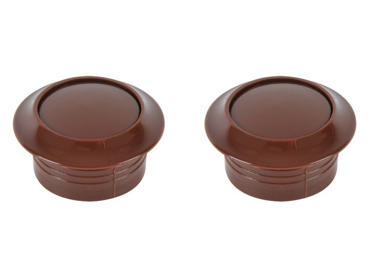 Push-lock knoppen - Brown