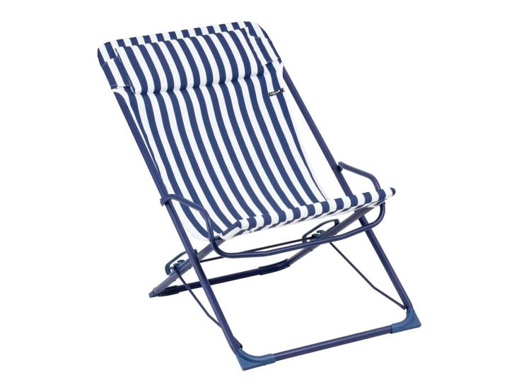 Lafuma schommelende ligstoel - Blue Rayure