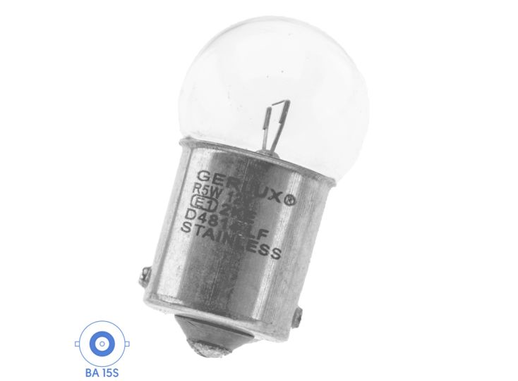 Lamp 2 x 12V 5W BA 15S