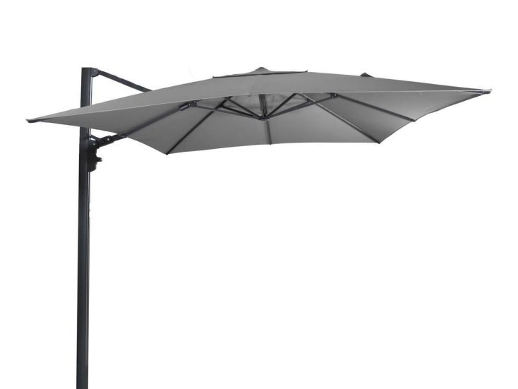 Lesli Living Virgo Up 300 x 300 cm zweefparasol - Grey