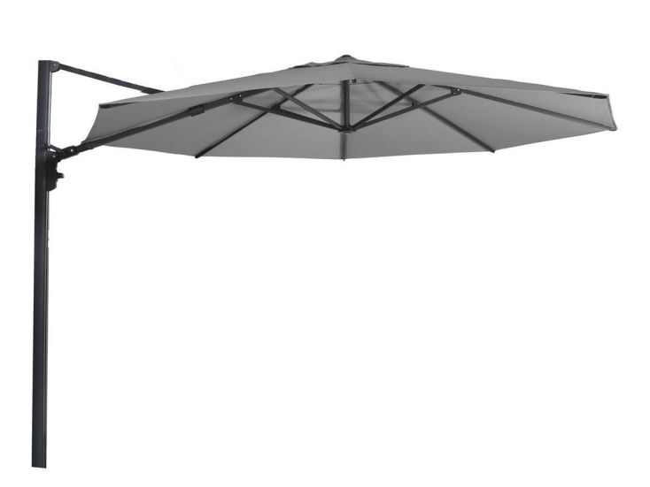 Lesli Living Virgo Up 350 cm zweefparasol - Grey