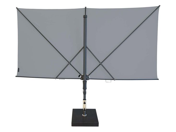 Madison Sun Square 125 x 250 cm parasol - Light grey