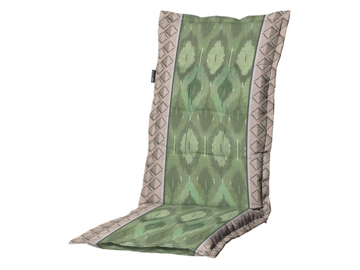 Madison Ikatin green hoge rug tuinkussen