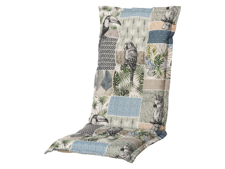 Madison Kiki Blue hoge rug tuinkussen