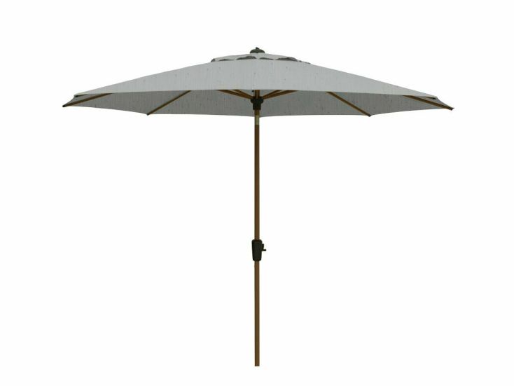 Madison Lissabon 300 cm parasol - Mellow silver