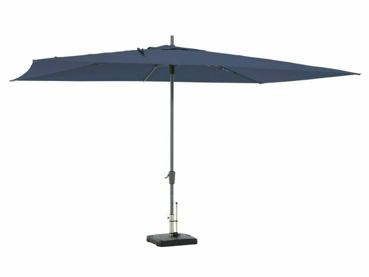Madison Rectangle 300 x 400 cm parasol - Safier blue