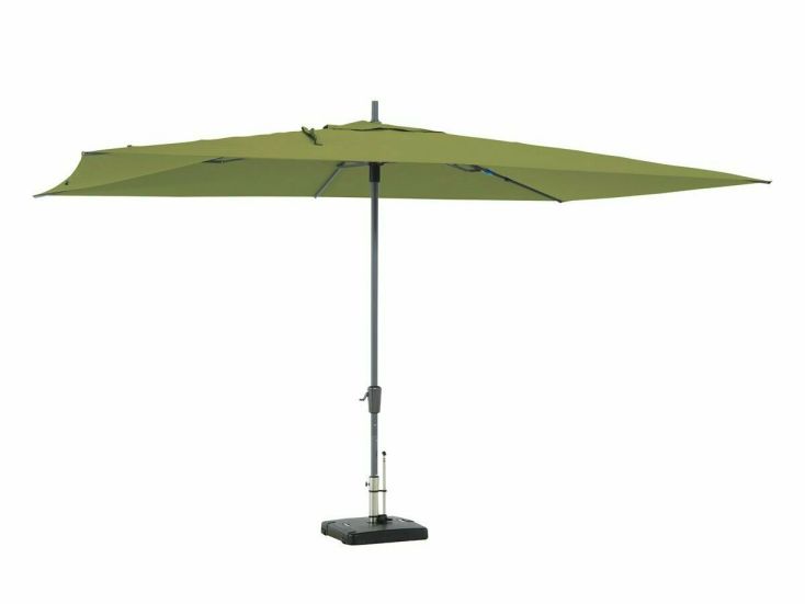 Madison Rectangle 300 x 400 cm parasol - Sage green