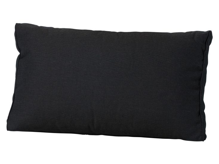 Madison Luxe Rib Black 73 x 43 cm loungekussen - Rugkussen