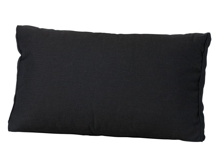 Madison Luxe Rib Black 60 x 40 cm loungekussen - Rugkussen