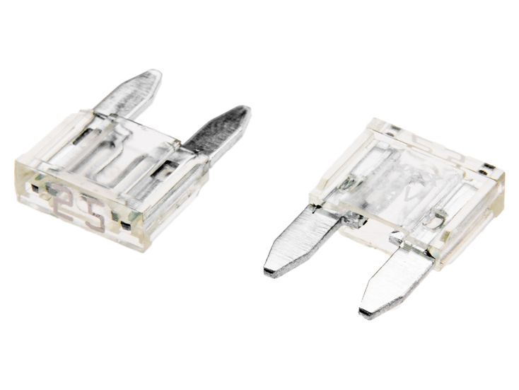 Set mini steekzekeringen 25 A