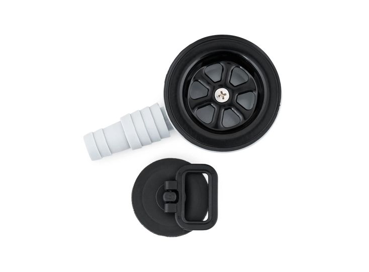 NavyLoad 20 - 25 mm haakse afvoer - black