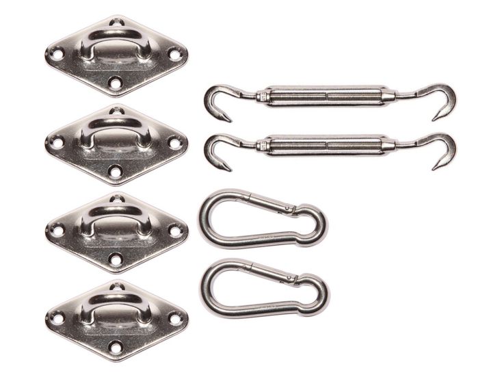 NC Outdoor vierkant bevestigingsset