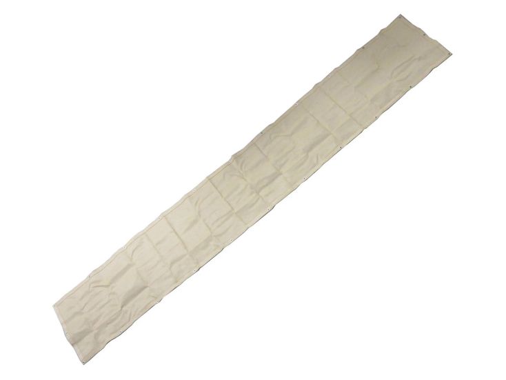 Platinum 500 x 80 cm Coolfit balkondoek - Gebroken wit