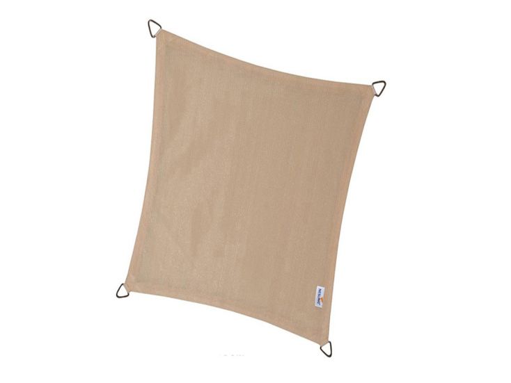 Platinum Coolfit 3x4m rechthoekig schaduwdoek - Gebroken wit