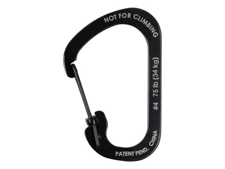 Nite Ize Slidelock #4 karabijnhaak - Black