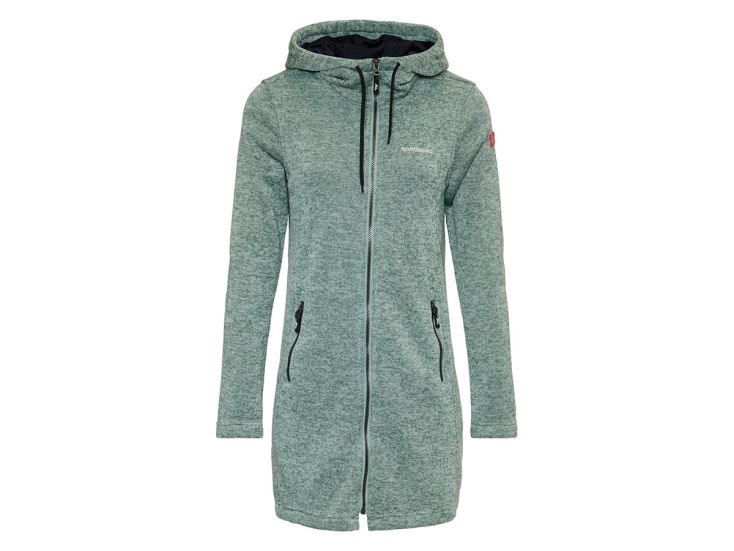 Nordberg Ada Herbal Green Melange dames fleecevest
