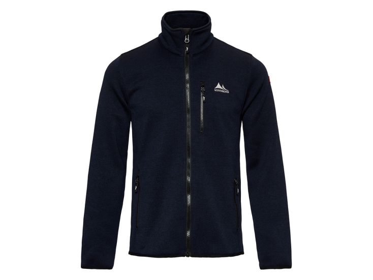 Nordberg Frank Navy Melange heren fleecevest