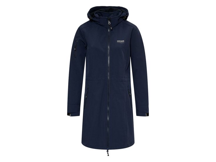 Nordberg Gisella Dark Navy Melange dames softshell jas