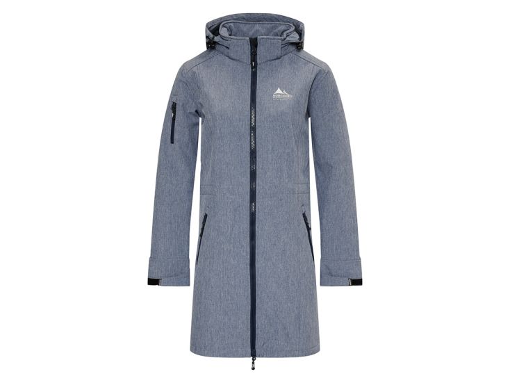 Nordberg Gisella Ocean Melange dames softshell jas