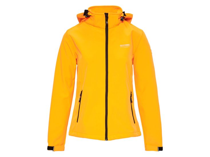 Nordberg Ingrida Golden Yellow dames softshell jas