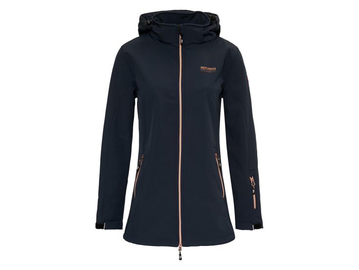 Nordberg Irene Navy dames softshell jas