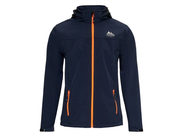 Nordberg Mats Dark Navy Melange heren softshell jas