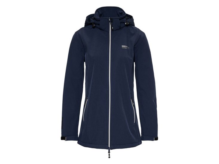 Nordberg Ronda Dark Navy Melange dames softshell jas