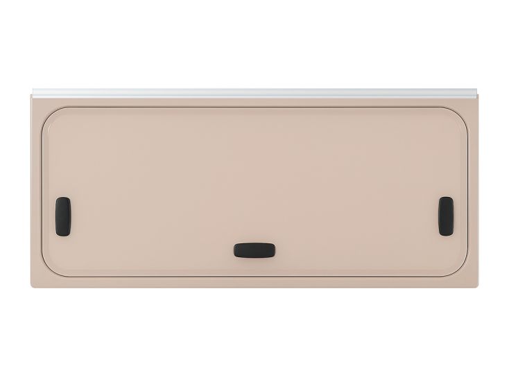 NRF 1450 x 600 mm getint dubbelglas klapraam - bronze