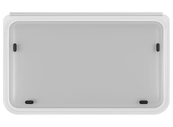 NRF Africa grey raam (met profiel) - 900 × 500 mm