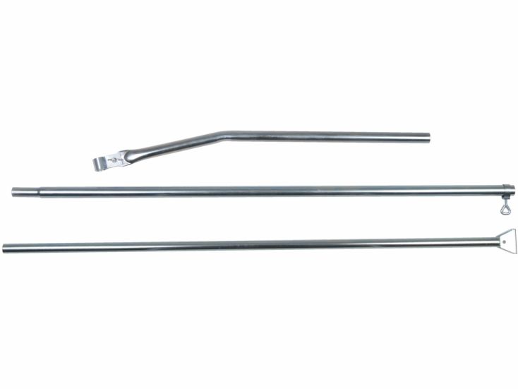 Obelink Aandrukstang staal 22 mm - 250 cm