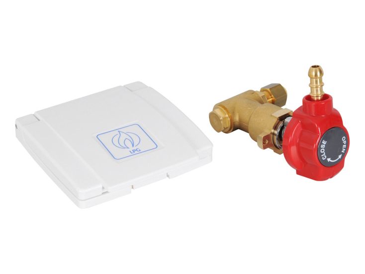 Obelink buiten gas aansluitdoos