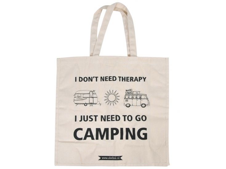 Obelink I don't need therapy canvas tas
