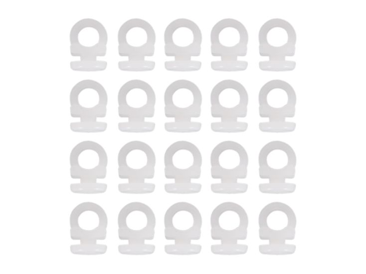 Obelink Neta gordijnrunners white - 20 stuks