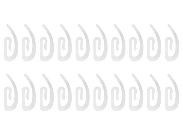 Obelink PE gordijnhaakjes (20 stuks) - white