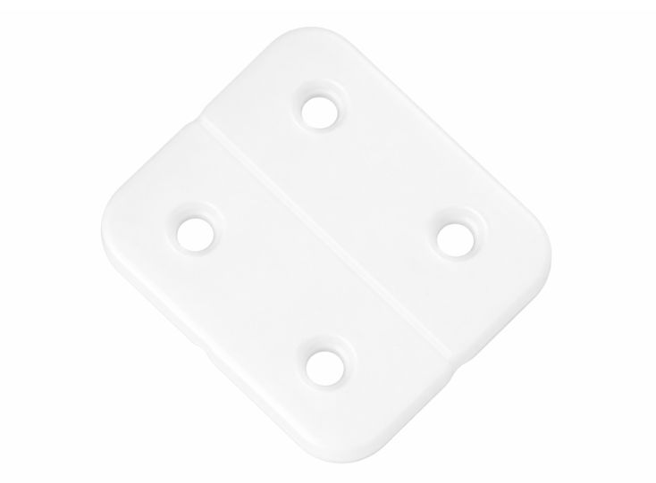 Fjord kunststoffen scharnieren (4x stuks) - white