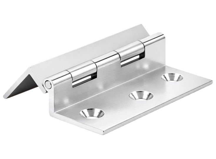 Obelink metalen haakse scharnieren (2x stuks) - silver