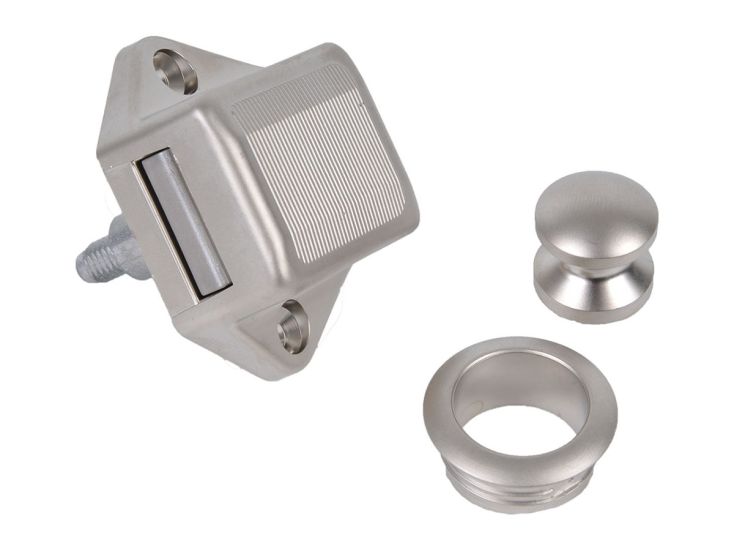 Obelink mini push-lock set - Silver