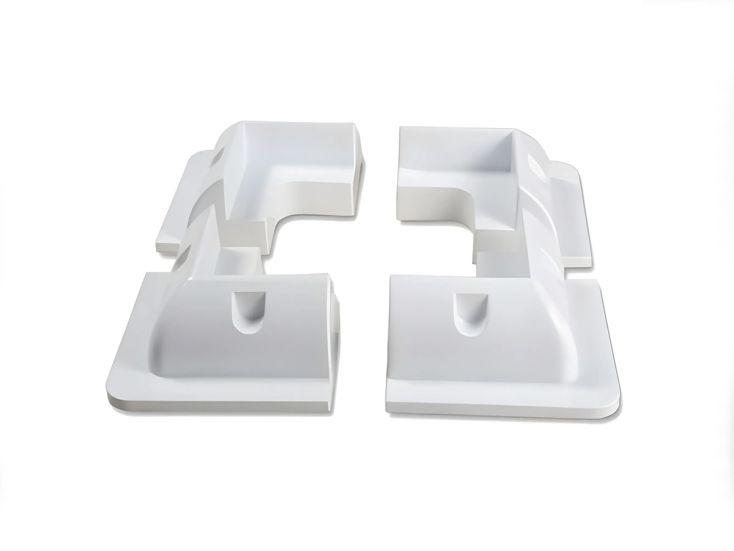 Obelink Solar Hoeksteunset (4 stuks) - white