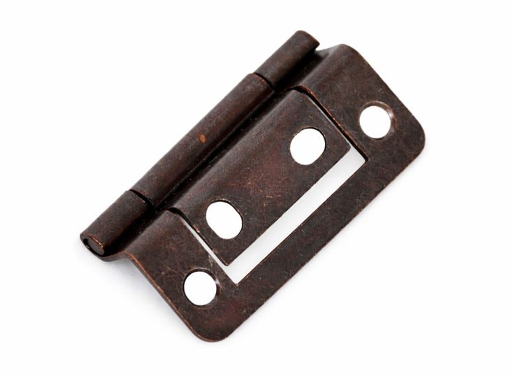 Obelink stalen dubbel geknikte scharnieren (2x stuks) - brown