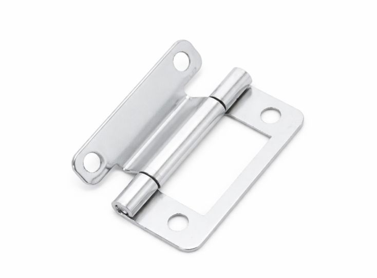 Obelink stalen geknikte scharnieren (2x stuks) - silver