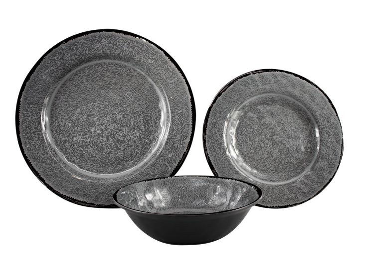 Obelink Stone Grey serviesset - 12-delig