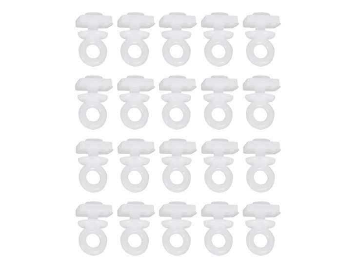 Obelink stopper met schroefdraad (20 stuks) - white