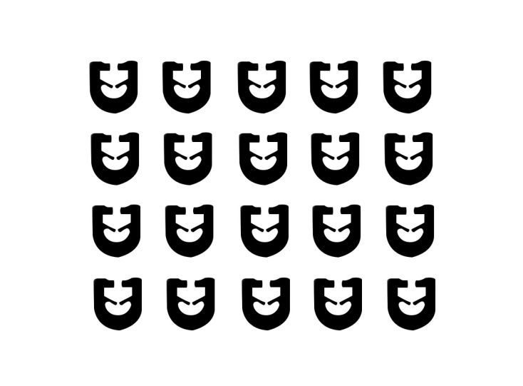 Obelink T glijder gordijnhaakjes (20 stuks) - black