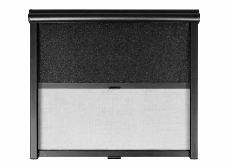 Obelink Velum combirollo black - 150 x 80 cm