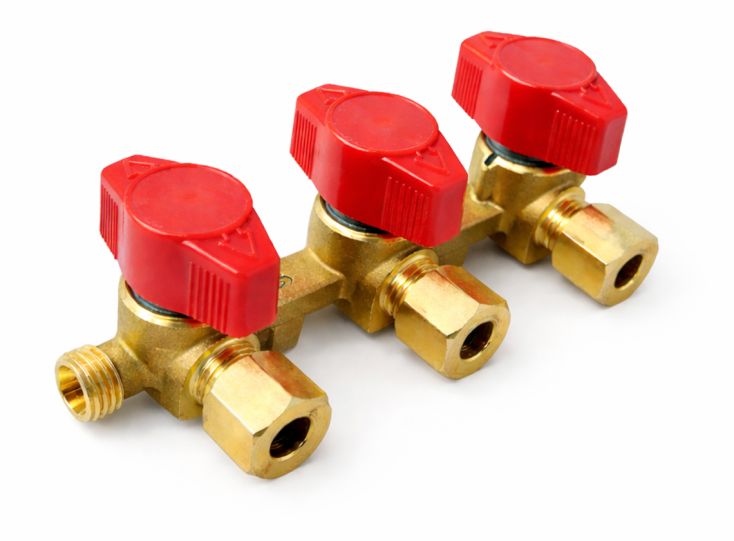 Obelink verdeelkraan 8 mm knelkoppeling - drieweg