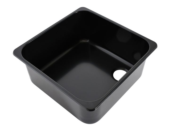 NavyLoad 36 x 36 cm wasbak - black