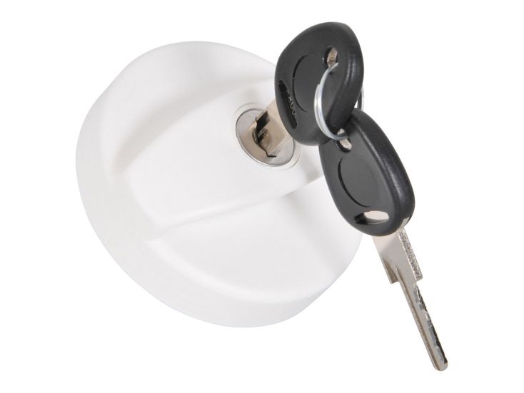 Obelink witte watervuldop met slot