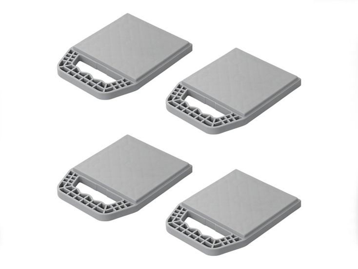 Onderlegplaten met Handvat - 4 stuks