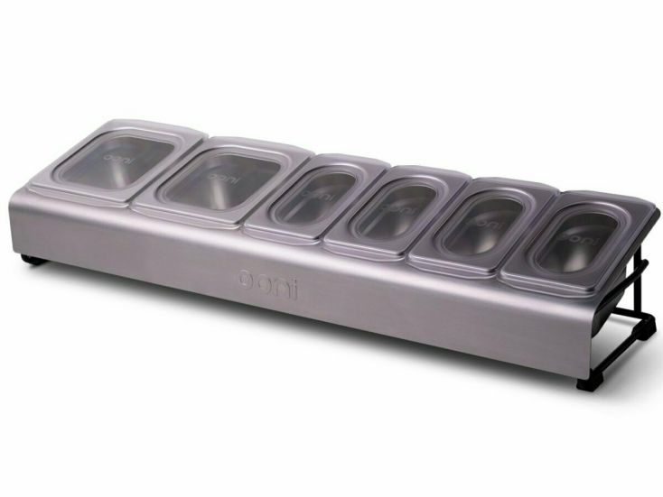 Ooni pizza topping station