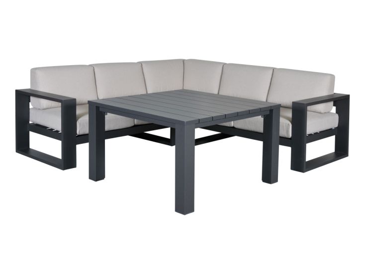 Outdoor Feelings Cuba corner dining loungeset - desert sand